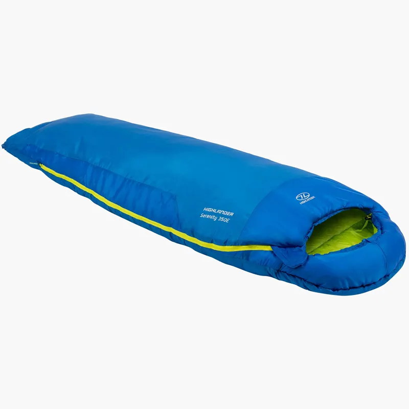 Highlander Serenity 350 Envelope Sleeping Bag in Blue-3